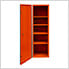 DX Series 19-Inch Orange Side Locker Cabinet with Black Trim