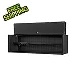 Extreme Tools DX Series 72-Inch Black Triple Bank Hutch with Black Trim