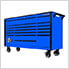 DX Series 72-Inch Blue Rolling Tool Chest with Black Trim
