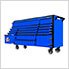 DX Series 72-Inch Blue Rolling Tool Chest with Black Trim