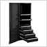 Professional 24-Inch Black Side Locker Cabinet