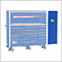 Professional 24-Inch Blue Side Locker Cabinet