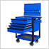 EX Series Blue 33-Inch 4-Drawer Professional Tool Cart