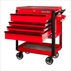 EX Series Red 33-Inch 4-Drawer Professional Tool Cart