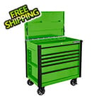 Extreme Tools EX Series Green 41-Inch 6-Drawer Tool Cart with Bumpers