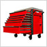 EX Series Red 41-Inch 6-Drawer Deluxe Slider Top Tool Cart