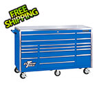 Extreme Tools Professional Blue 72-Inch 17-Drawer Roller Cabinet Tool Chest