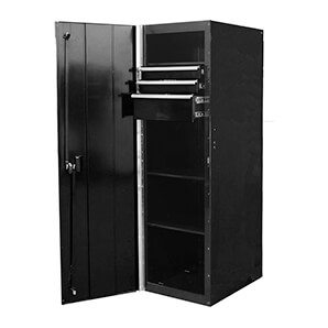 RX Series 19-Inch Black Side Locker Cabinet