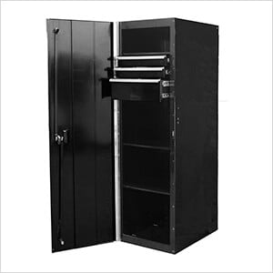 RX Series 19-Inch Black Side Locker Cabinet