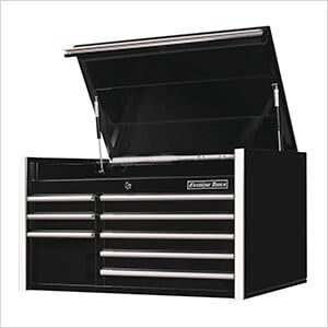 RX Series 41-Inch Black 8-Drawer Top Chest