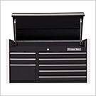 RX Series 41-Inch Black 8-Drawer Top Chest