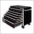 RX Series 41-Inch Black 11-Drawer Roller Cabinet