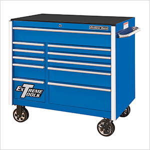 RX Series 41-Inch Blue 11-Drawer Roller Cabinet