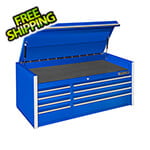 Extreme Tools RX Series 55-Inch Blue 8-Drawer Top Chest