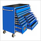 RX Series 55-Inch Blue 12-Drawer Roller Cabinet