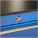 RX Series 55-Inch Blue 12-Drawer Roller Cabinet