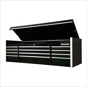 RX Series 72-Inch Black 12-Drawer Top Chest