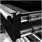 RX Series 72-Inch Black 12-Drawer Top Chest