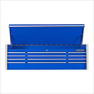 RX Series 72-Inch Blue 12-Drawer Top Chest
