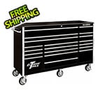 Extreme Tools RX Series 72-Inch Black 19-Drawer Roller Cabinet