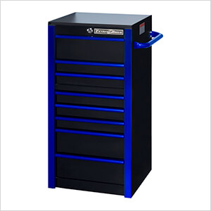 RX Series Black with Blue Trims 19-inch 7-Drawer Side Box