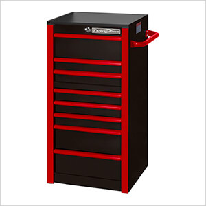 RX Series Black with Red Trims 19-inch 7-Drawer Side Box