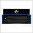 RX Series 72-inch Black with Blue Trim Deep Triple Bank Hutch