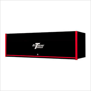 RX Series 72-Inch Black Hutch with Red Trim