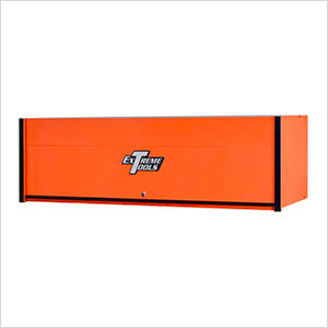 RX Series 72-Inch Orange Hutch with Black Trim