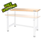 Seville Classics UltraHD Height Adjustable Heavy-Duty Wood Top Workbench