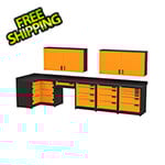 Swivel Storage Solutions 7-Piece Corner Garage Storage System