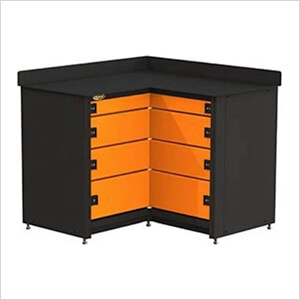 4-Drawer Corner Tool Storage Unit