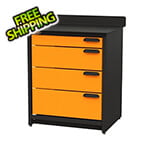 Swivel Storage Solutions 4-Drawer 30" Tool Storage Unit