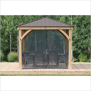 10 x 10 Meridian Gazebo Mesh Netting