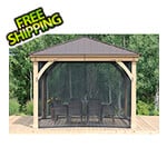 Yardistry 12 x 12 Meridian Gazebo Mesh Netting