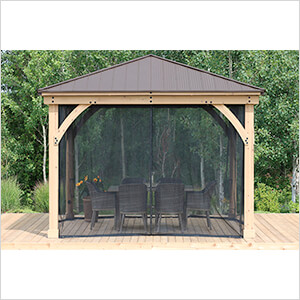 12 x 12 Meridian Gazebo Mesh Netting