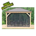 Yardistry 12 x 14 Meridian Gazebo Mesh Netting