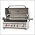 Angus 30-Inch 4-Burner 75K BTUs Grill Head with Lights and Rotisserie (Natural Gas)