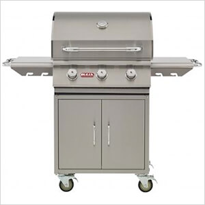 Steer 24-Inch 3-Burner 45K BTUs Freestanding Grill (Liquid Propane)