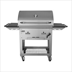 Premium Bison 30-Inch Freestanding Charcoal Grill