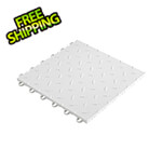 Speedway Tile 12" x 12" White Garage Floor Tile (10 Pack)