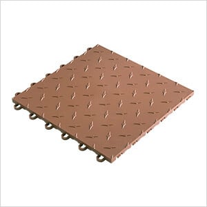 12" x 12" Brown Garage Floor Tile (10 Pack)