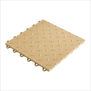 12" x 12" Mocha Garage Floor Tile (10 Pack)