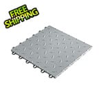 Speedway Tile 12" x 12" Silver Garage Floor Tile (10 Pack)