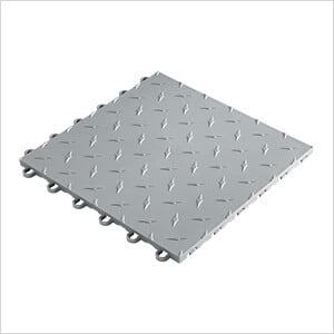 12" x 12" Silver Garage Floor Tile (10 Pack)