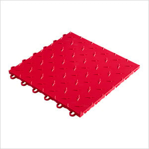 12" x 12" Red Garage Floor Tile (10 Pack)