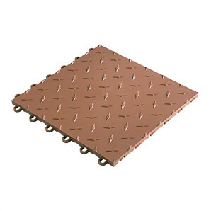 12" x 12" Brown Garage Floor Tile (50 Pack)