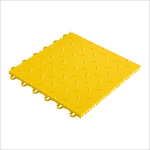 12" x 12" Yellow Garage Floor Tile (50 Pack)