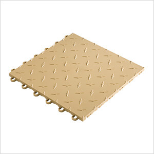 12" x 12" Mocha Garage Floor Tile (50 Pack)