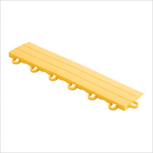 Yellow Garage Floor Tile Ramp - Looped (10 Pack)